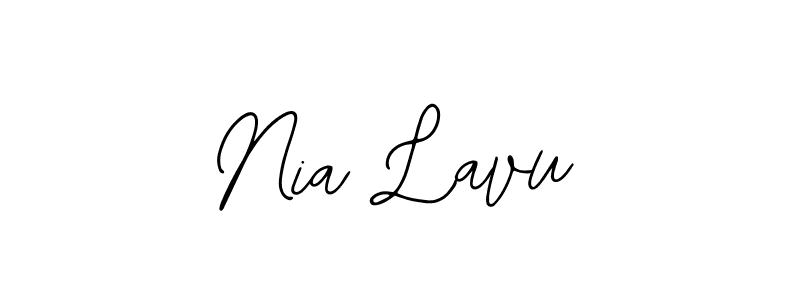 Make a short Nia Lavu signature style. Manage your documents anywhere anytime using Bearetta-2O07w. Create and add eSignatures, submit forms, share and send files easily. Nia Lavu signature style 12 images and pictures png