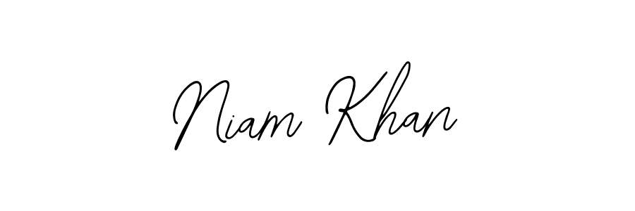 Also we have Niam Khan name is the best signature style. Create professional handwritten signature collection using Bearetta-2O07w autograph style. Niam Khan signature style 12 images and pictures png