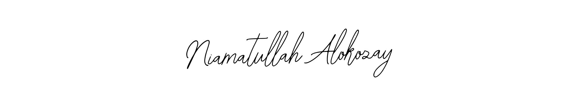 Create a beautiful signature design for name Niamatullah Alokozay. With this signature (Bearetta-2O07w) fonts, you can make a handwritten signature for free. Niamatullah Alokozay signature style 12 images and pictures png