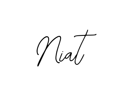 Also we have Niat name is the best signature style. Create professional handwritten signature collection using Bearetta-2O07w autograph style. Niat signature style 12 images and pictures png