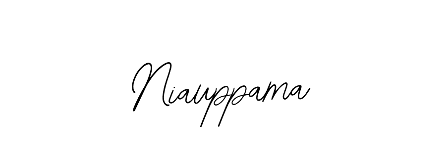 How to make Niauppama signature? Bearetta-2O07w is a professional autograph style. Create handwritten signature for Niauppama name. Niauppama signature style 12 images and pictures png