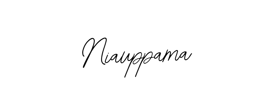 How to make Niauppama signature? Bearetta-2O07w is a professional autograph style. Create handwritten signature for Niauppama name. Niauppama signature style 12 images and pictures png