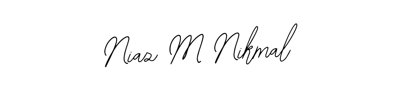 The best way (Bearetta-2O07w) to make a short signature is to pick only two or three words in your name. The name Niaz M Nikmal include a total of six letters. For converting this name. Niaz M Nikmal signature style 12 images and pictures png