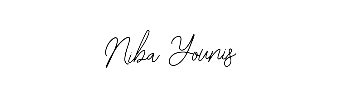 Make a beautiful signature design for name Niba Younis. With this signature (Bearetta-2O07w) style, you can create a handwritten signature for free. Niba Younis signature style 12 images and pictures png