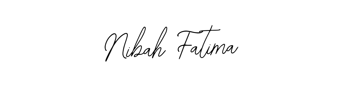 It looks lik you need a new signature style for name Nibah Fatima. Design unique handwritten (Bearetta-2O07w) signature with our free signature maker in just a few clicks. Nibah Fatima signature style 12 images and pictures png