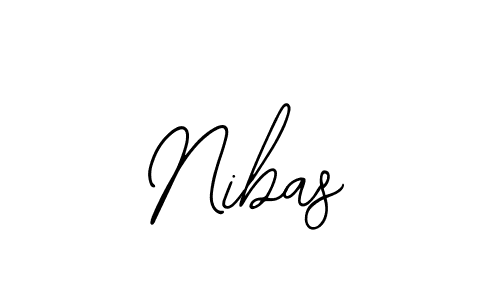 Use a signature maker to create a handwritten signature online. With this signature software, you can design (Bearetta-2O07w) your own signature for name Nibas. Nibas signature style 12 images and pictures png