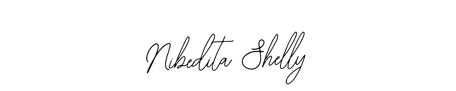 if you are searching for the best signature style for your name Nibedita Shelly. so please give up your signature search. here we have designed multiple signature styles  using Bearetta-2O07w. Nibedita Shelly signature style 12 images and pictures png