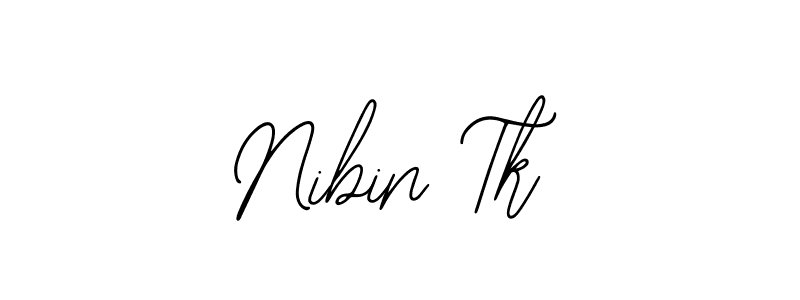 Similarly Bearetta-2O07w is the best handwritten signature design. Signature creator online .You can use it as an online autograph creator for name Nibin Tk. Nibin Tk signature style 12 images and pictures png