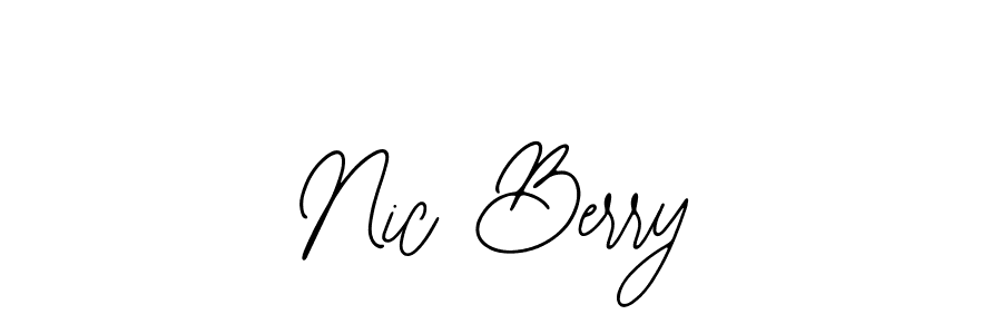 Also we have Nic Berry name is the best signature style. Create professional handwritten signature collection using Bearetta-2O07w autograph style. Nic Berry signature style 12 images and pictures png