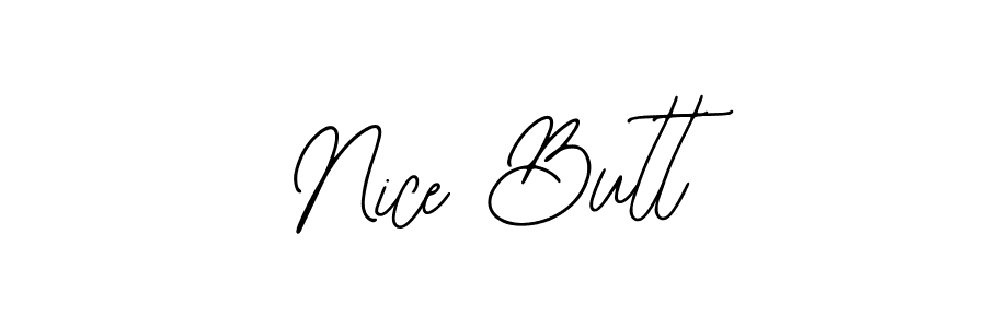 Also You can easily find your signature by using the search form. We will create Nice Butt name handwritten signature images for you free of cost using Bearetta-2O07w sign style. Nice Butt signature style 12 images and pictures png