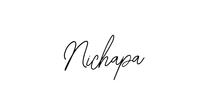 It looks lik you need a new signature style for name Nichapa. Design unique handwritten (Bearetta-2O07w) signature with our free signature maker in just a few clicks. Nichapa signature style 12 images and pictures png