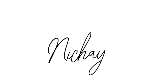 Make a beautiful signature design for name Nichay. With this signature (Bearetta-2O07w) style, you can create a handwritten signature for free. Nichay signature style 12 images and pictures png