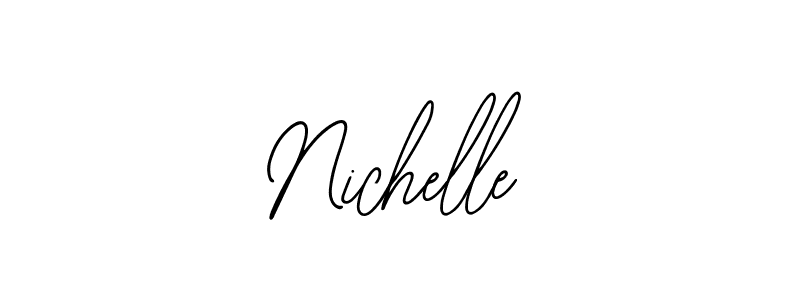 You should practise on your own different ways (Bearetta-2O07w) to write your name (Nichelle) in signature. don't let someone else do it for you. Nichelle signature style 12 images and pictures png