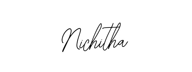 You can use this online signature creator to create a handwritten signature for the name Nichitha. This is the best online autograph maker. Nichitha signature style 12 images and pictures png