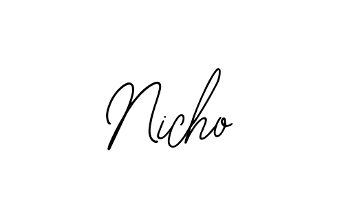 Make a short Nicho signature style. Manage your documents anywhere anytime using Bearetta-2O07w. Create and add eSignatures, submit forms, share and send files easily. Nicho signature style 12 images and pictures png