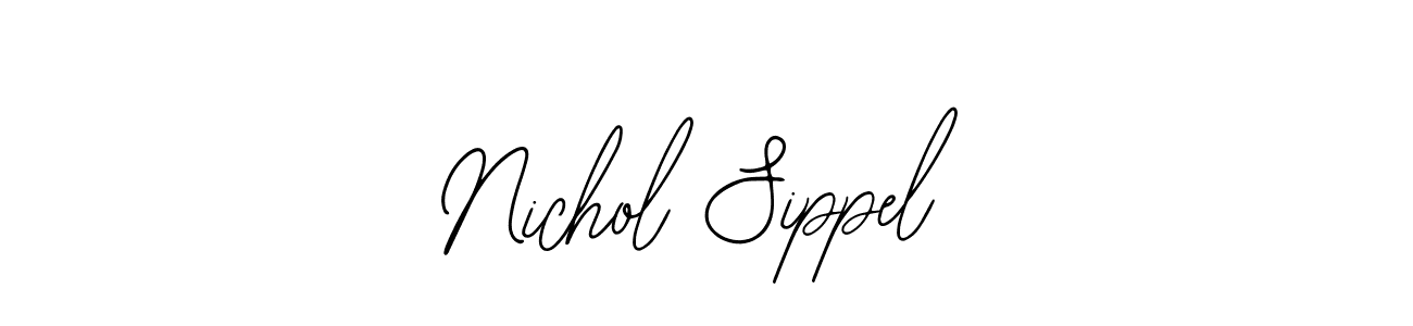 Best and Professional Signature Style for Nichol Sippel. Bearetta-2O07w Best Signature Style Collection. Nichol Sippel signature style 12 images and pictures png