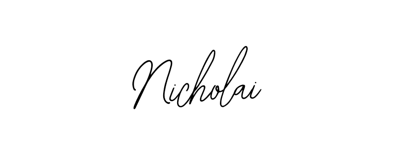 Here are the top 10 professional signature styles for the name Nicholai. These are the best autograph styles you can use for your name. Nicholai signature style 12 images and pictures png