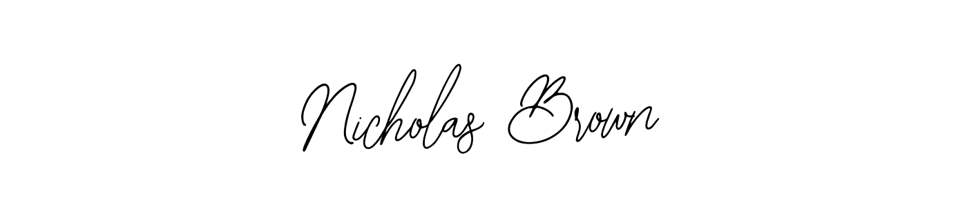 Similarly Bearetta-2O07w is the best handwritten signature design. Signature creator online .You can use it as an online autograph creator for name Nicholas Brown. Nicholas Brown signature style 12 images and pictures png