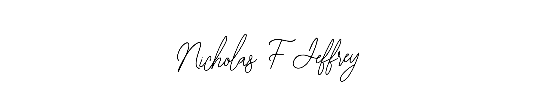 Make a beautiful signature design for name Nicholas F Jeffrey. With this signature (Bearetta-2O07w) style, you can create a handwritten signature for free. Nicholas F Jeffrey signature style 12 images and pictures png