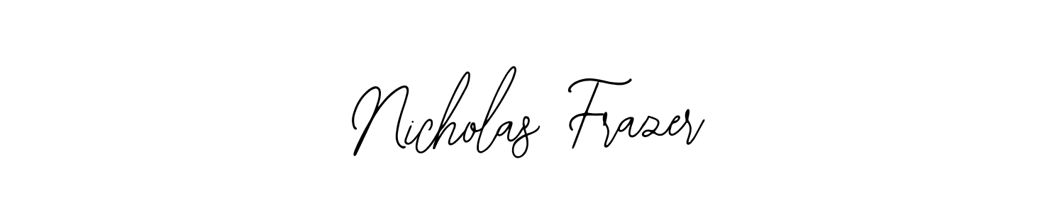 How to make Nicholas Frazer signature? Bearetta-2O07w is a professional autograph style. Create handwritten signature for Nicholas Frazer name. Nicholas Frazer signature style 12 images and pictures png