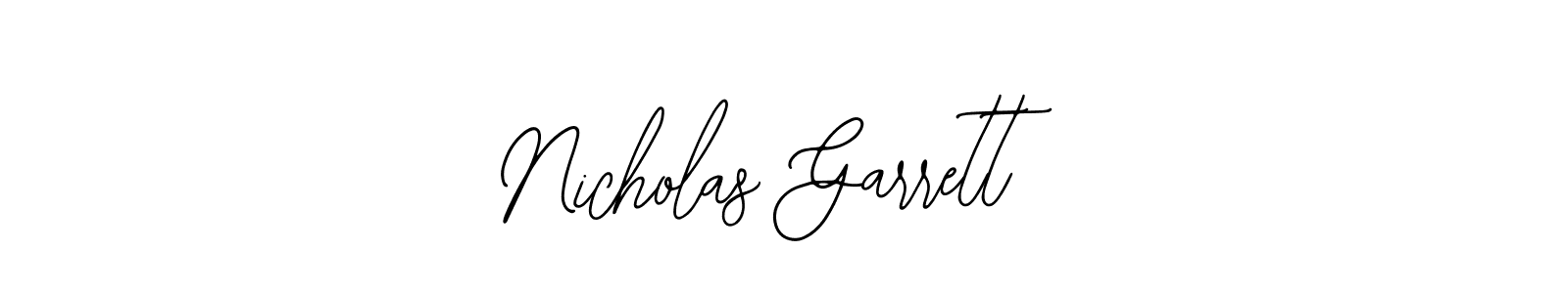 How to Draw Nicholas Garrett signature style? Bearetta-2O07w is a latest design signature styles for name Nicholas Garrett. Nicholas Garrett signature style 12 images and pictures png