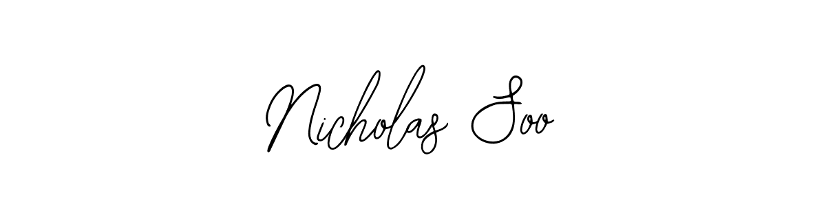 Make a beautiful signature design for name Nicholas Soo. Use this online signature maker to create a handwritten signature for free. Nicholas Soo signature style 12 images and pictures png