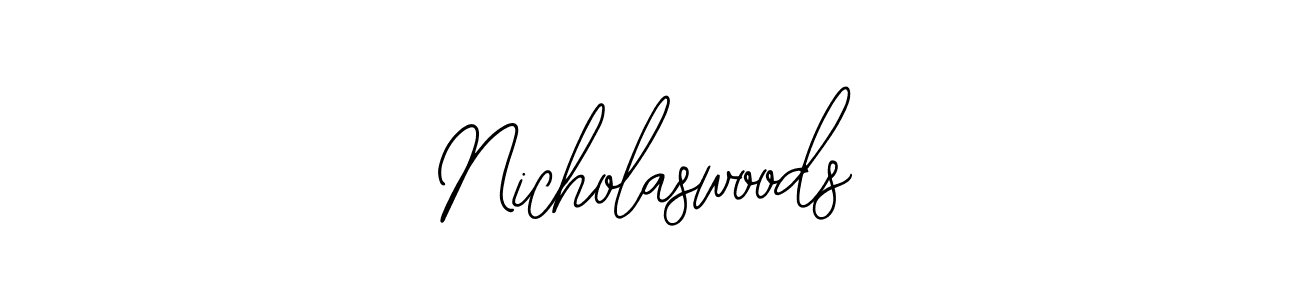 Make a beautiful signature design for name Nicholaswoods. Use this online signature maker to create a handwritten signature for free. Nicholaswoods signature style 12 images and pictures png