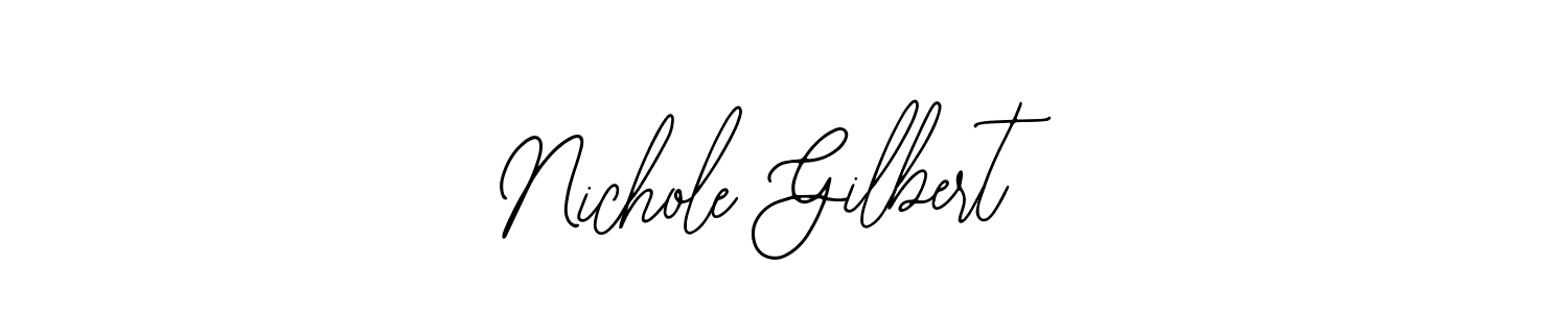 Create a beautiful signature design for name Nichole Gilbert. With this signature (Bearetta-2O07w) fonts, you can make a handwritten signature for free. Nichole Gilbert signature style 12 images and pictures png