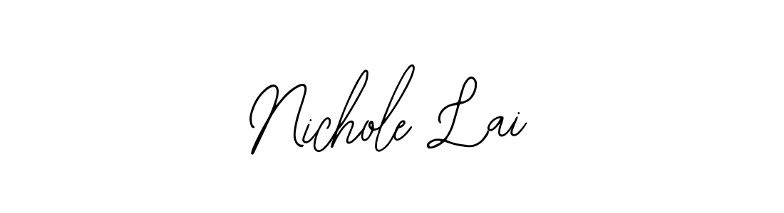 This is the best signature style for the Nichole Lai name. Also you like these signature font (Bearetta-2O07w). Mix name signature. Nichole Lai signature style 12 images and pictures png