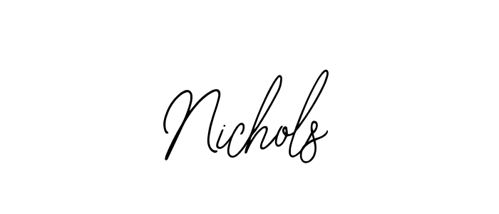 How to make Nichols signature? Bearetta-2O07w is a professional autograph style. Create handwritten signature for Nichols name. Nichols signature style 12 images and pictures png