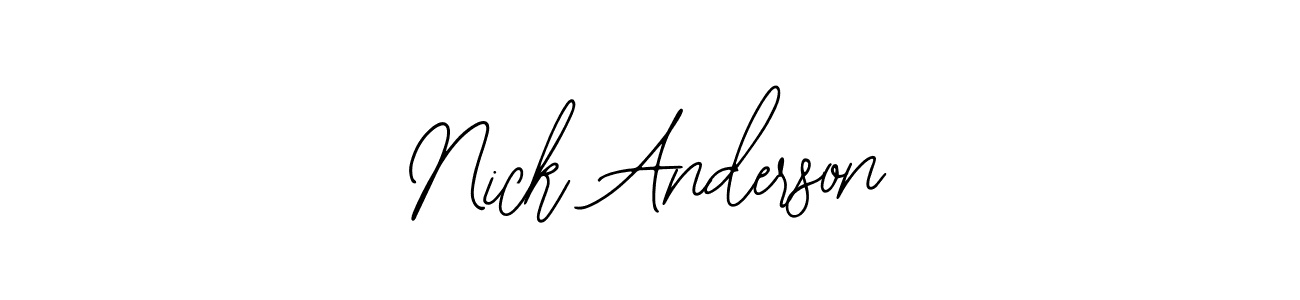 Here are the top 10 professional signature styles for the name Nick Anderson. These are the best autograph styles you can use for your name. Nick Anderson signature style 12 images and pictures png