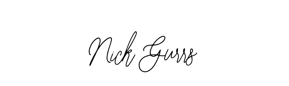 How to make Nick Gurrs signature? Bearetta-2O07w is a professional autograph style. Create handwritten signature for Nick Gurrs name. Nick Gurrs signature style 12 images and pictures png