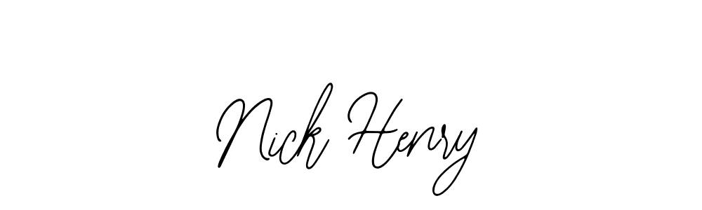 Make a beautiful signature design for name Nick Henry. Use this online signature maker to create a handwritten signature for free. Nick Henry signature style 12 images and pictures png