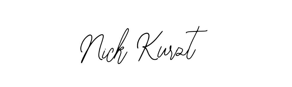 How to make Nick Kurzt name signature. Use Bearetta-2O07w style for creating short signs online. This is the latest handwritten sign. Nick Kurzt signature style 12 images and pictures png