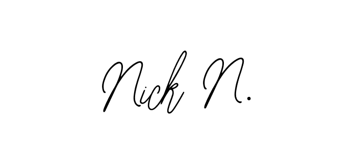 You can use this online signature creator to create a handwritten signature for the name Nick N.. This is the best online autograph maker. Nick N. signature style 12 images and pictures png