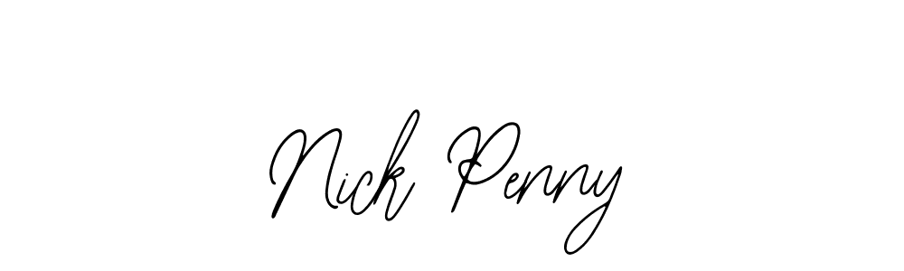 Nick Penny stylish signature style. Best Handwritten Sign (Bearetta-2O07w) for my name. Handwritten Signature Collection Ideas for my name Nick Penny. Nick Penny signature style 12 images and pictures png