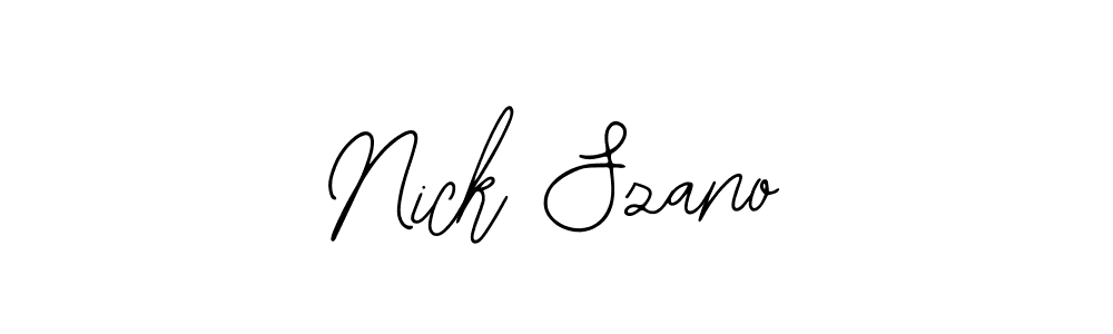 Create a beautiful signature design for name Nick Szano. With this signature (Bearetta-2O07w) fonts, you can make a handwritten signature for free. Nick Szano signature style 12 images and pictures png