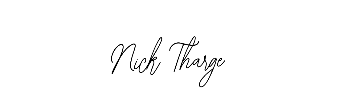 Design your own signature with our free online signature maker. With this signature software, you can create a handwritten (Bearetta-2O07w) signature for name Nick Tharge. Nick Tharge signature style 12 images and pictures png