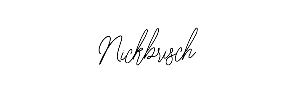 Design your own signature with our free online signature maker. With this signature software, you can create a handwritten (Bearetta-2O07w) signature for name Nickbrisch. Nickbrisch signature style 12 images and pictures png
