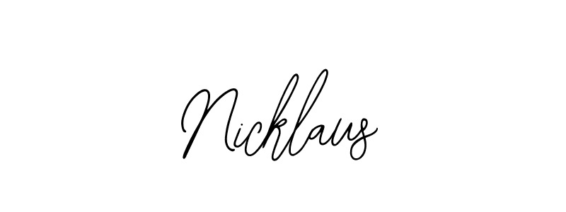 Create a beautiful signature design for name Nicklaus. With this signature (Bearetta-2O07w) fonts, you can make a handwritten signature for free. Nicklaus signature style 12 images and pictures png