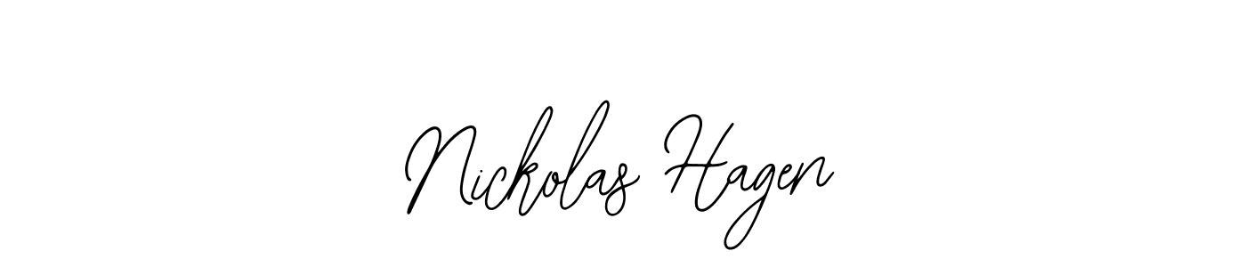 It looks lik you need a new signature style for name Nickolas Hagen. Design unique handwritten (Bearetta-2O07w) signature with our free signature maker in just a few clicks. Nickolas Hagen signature style 12 images and pictures png