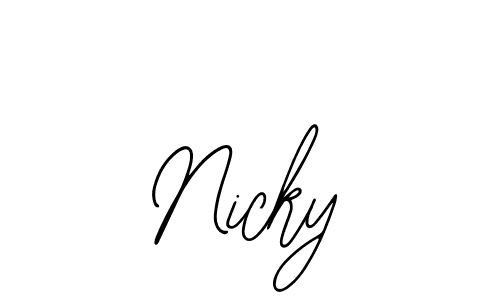 Create a beautiful signature design for name Nicky. With this signature (Bearetta-2O07w) fonts, you can make a handwritten signature for free. Nicky signature style 12 images and pictures png
