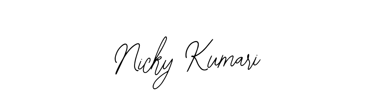 How to Draw Nicky Kumari signature style? Bearetta-2O07w is a latest design signature styles for name Nicky Kumari. Nicky Kumari signature style 12 images and pictures png
