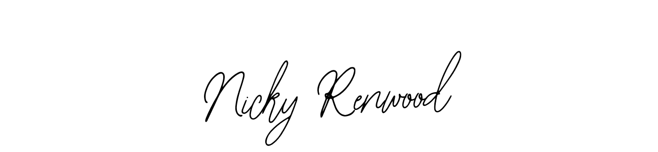 Also we have Nicky Renwood name is the best signature style. Create professional handwritten signature collection using Bearetta-2O07w autograph style. Nicky Renwood signature style 12 images and pictures png