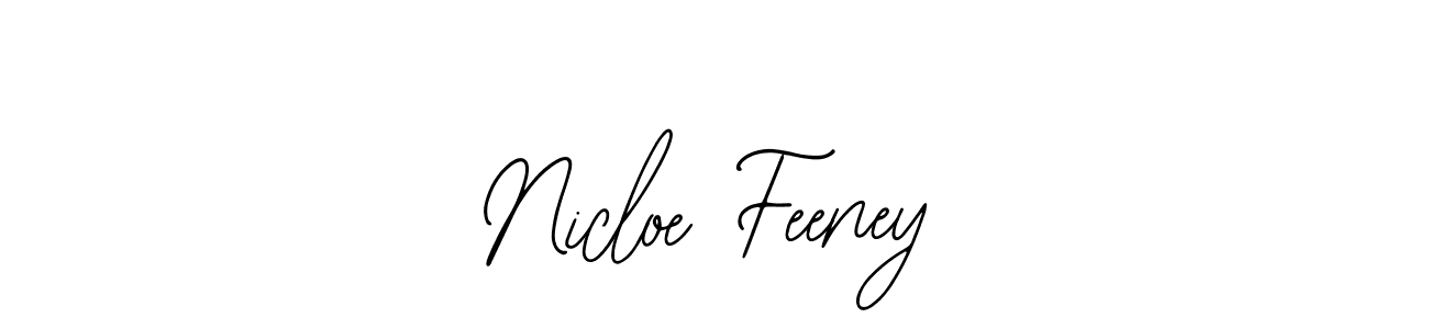 Make a beautiful signature design for name Nicloe Feeney. With this signature (Bearetta-2O07w) style, you can create a handwritten signature for free. Nicloe Feeney signature style 12 images and pictures png