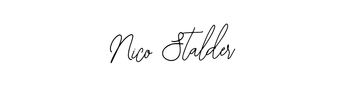 How to make Nico Stalder signature? Bearetta-2O07w is a professional autograph style. Create handwritten signature for Nico Stalder name. Nico Stalder signature style 12 images and pictures png