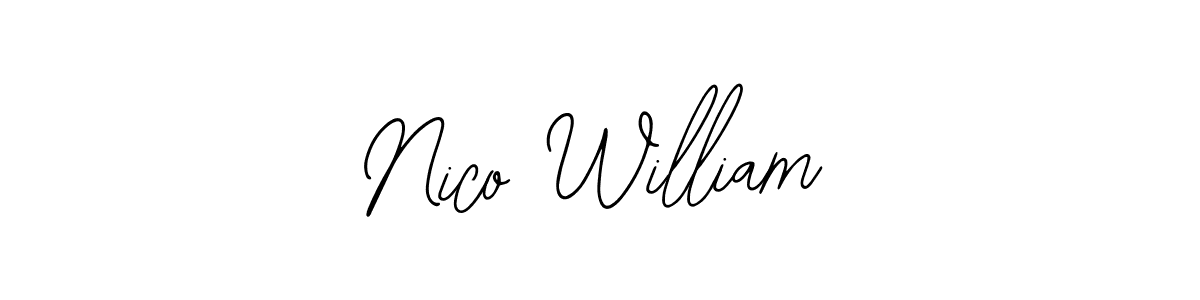 How to make Nico William signature? Bearetta-2O07w is a professional autograph style. Create handwritten signature for Nico William name. Nico William signature style 12 images and pictures png