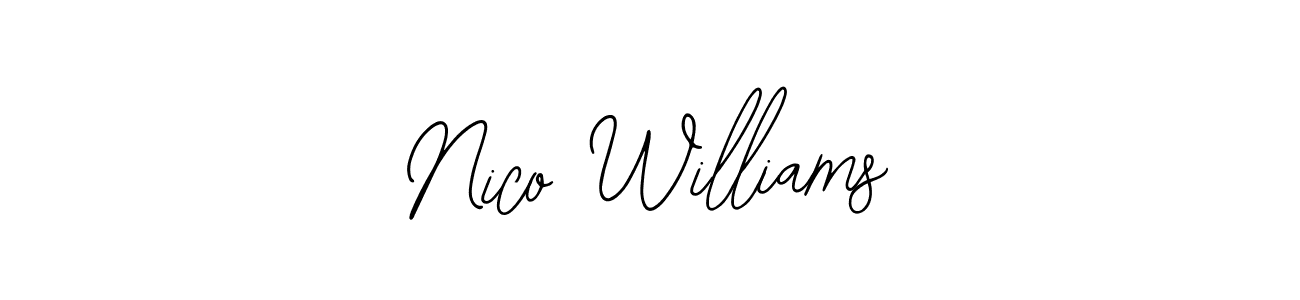 Make a short Nico Williams signature style. Manage your documents anywhere anytime using Bearetta-2O07w. Create and add eSignatures, submit forms, share and send files easily. Nico Williams signature style 12 images and pictures png