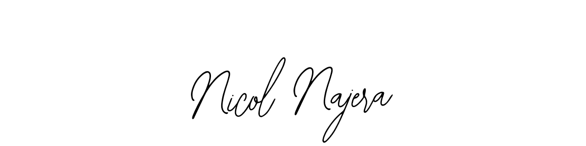 Make a beautiful signature design for name Nicol Najera. With this signature (Bearetta-2O07w) style, you can create a handwritten signature for free. Nicol Najera signature style 12 images and pictures png