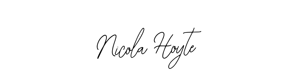Create a beautiful signature design for name Nicola Hoyte. With this signature (Bearetta-2O07w) fonts, you can make a handwritten signature for free. Nicola Hoyte signature style 12 images and pictures png